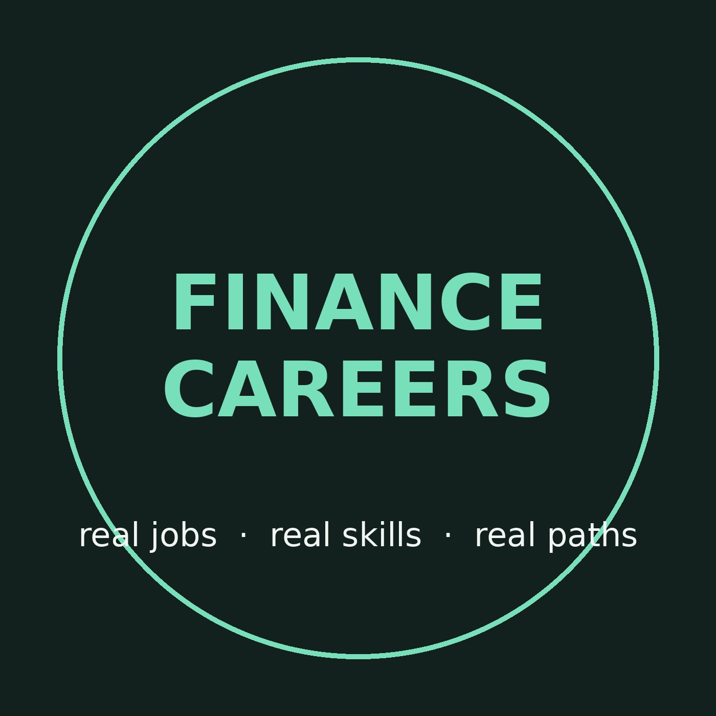 Finance Careers podcast cover art